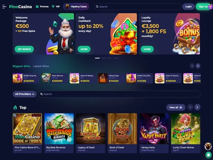 Welkom bij Pino Casino image 1